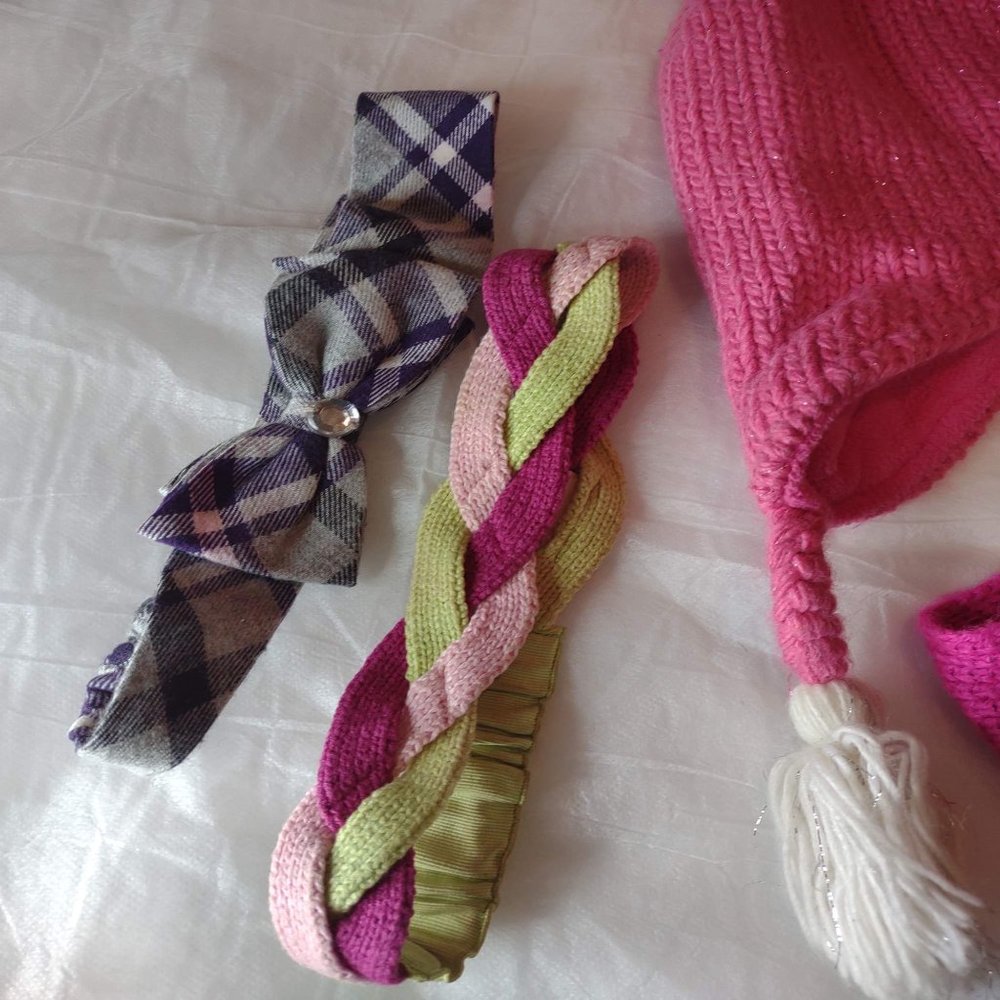 Bundle/lot of girl's hair accessories Gymboree Crazy 8 Childrens Place - Picture 2 of 11